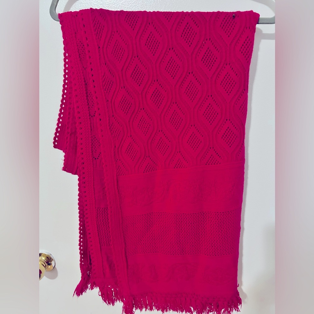 Hand made wool shawl